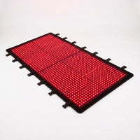 Red Light Therapy Mat for Full Body Pain Relief 75" X 35'' | Infrared Red Light Therapy Blanket for Face and Body with 2570 Dual-Wave Leds (660Nm & 850Nm) — Studio Shot